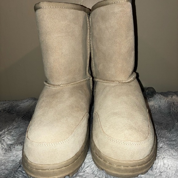Aus Sport WoolMark Pure New Wool Suede Rugged Winter Boot Women 11 Men’s 10 - Picture 5 of 8